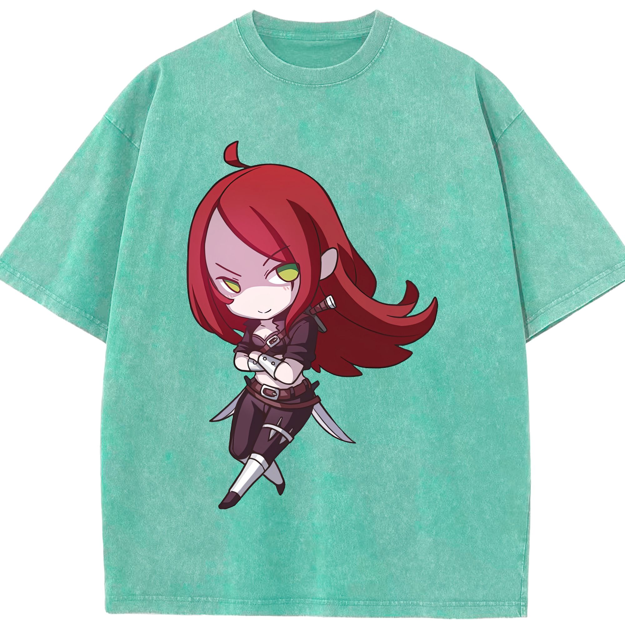 リーグ・オブ・レジェンド League of Legends LOL 綿100% ヴィンテージ風 半袖Tシャツ（フロントプリント）
